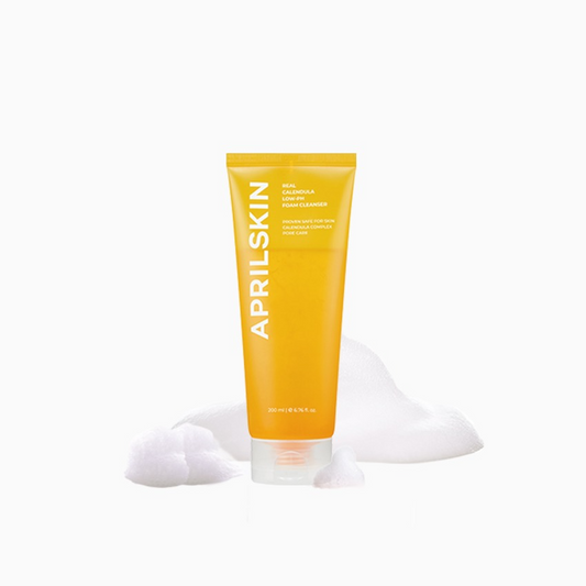 APRILSKIN Calendula Low pH Foam Cleanser 200ml - LUUELA