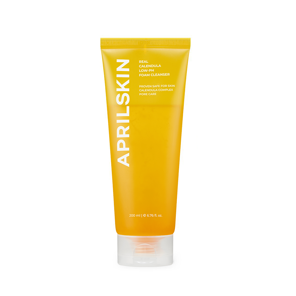 APRILSKIN Calendula Low pH Foam Cleanser 200ml - LUUELA