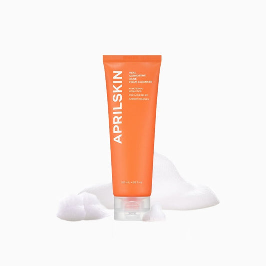 APRILSKIN Carrotene Acne Foam Cleanser 120ml - LUUELA