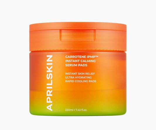 APRILSKIN Carrotene IPMP Instant Calming Serum Pads 220ml - LUUELA