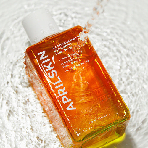 APRILSKIN Carrotene IPMP Exfoliating Body Wash 300ml - LUUELA