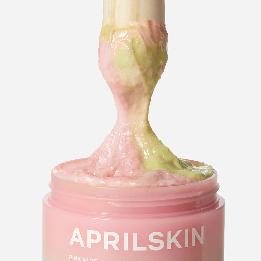 APRILSKIN-Pink Aloe Face Mask-to-Foam Soothing Cleanser-120g - LUUELA
