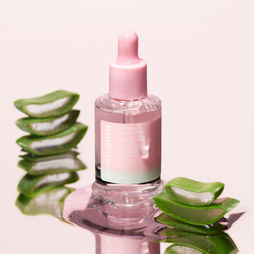 APRILSKIN Pink Aloe Mucin Serum 30ml - LUUELA