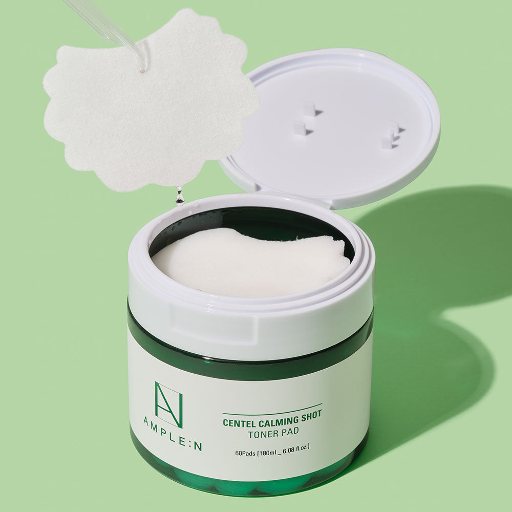 AMPLE:N Centel Calming Shot Toner Pad 180ml - LUUELA