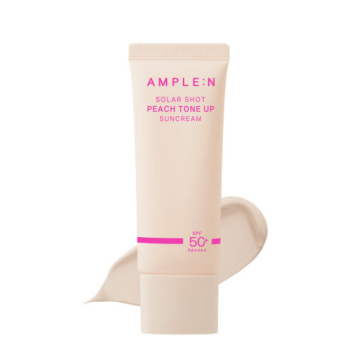 AMPLE:N Solar Shot Peach Tone Up Suncream 40ml - LUUELA
