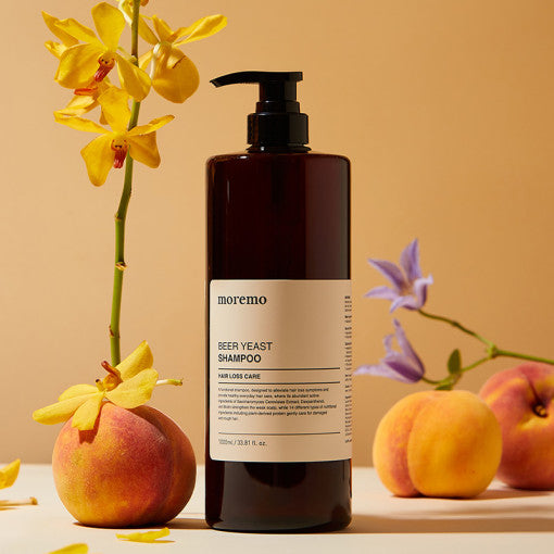 moremo Beer Yeast Hair Loss Care Shampoo 1000ml - LUUELA
