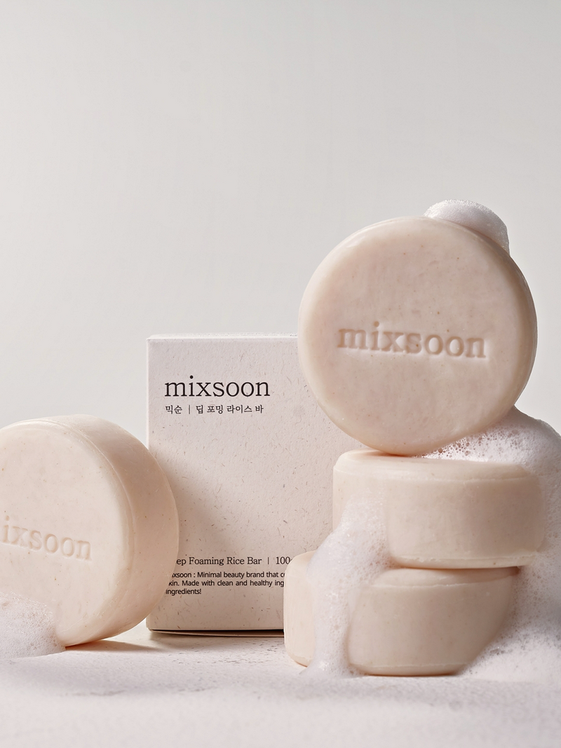 Mixsoon Deep Foaming Rice Bar 100g - LUUELA