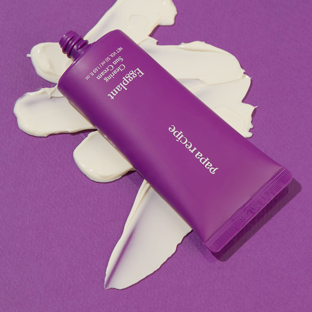 papa recipe Eggplant Clearing Sun Cream 50ml (SPF 50+ PA++++) - LUUELA