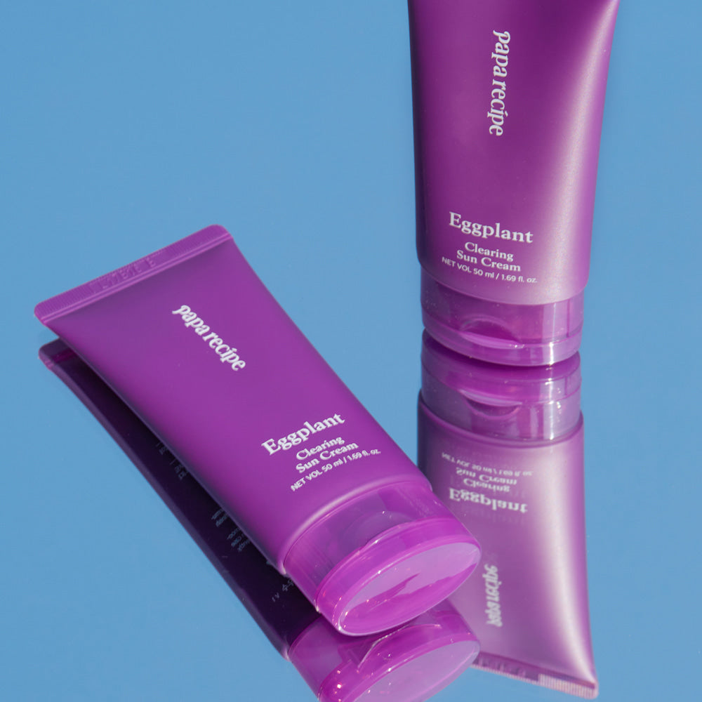 papa recipe Eggplant Clearing Sun Cream 50ml (SPF 50+ PA++++) - LUUELA