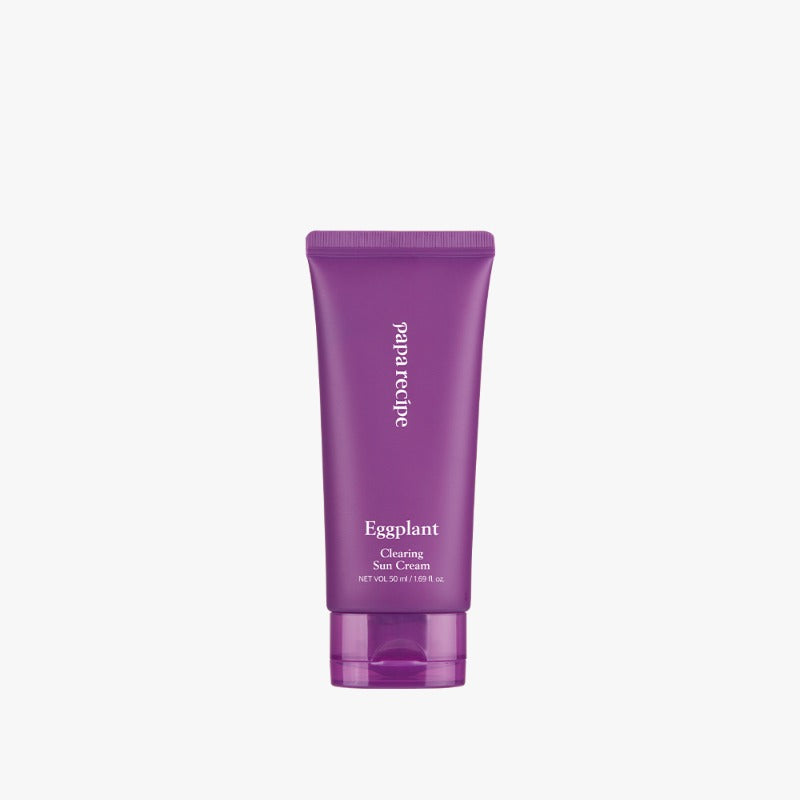 papa recipe Eggplant Clearing Sun Cream 50ml (SPF 50+ PA++++) - LUUELA