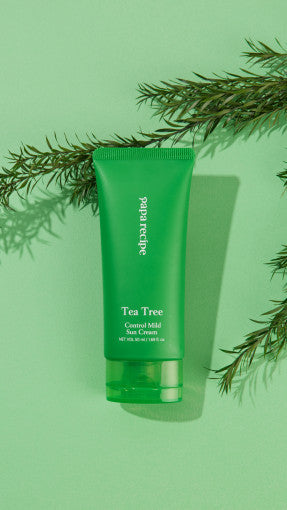 papa recipe Tea Tree Control Mild Sun Cream 50ml - LUUELA