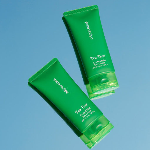 papa recipe Tea Tree Control Mild Sun Cream 50ml - LUUELA