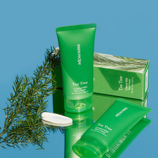 papa recipe Tea Tree Control Mild Sun Cream 50ml - LUUELA