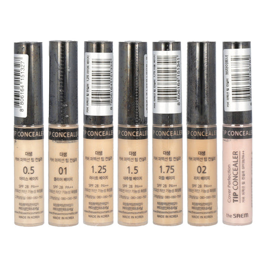 the SAEM Cover Perfection Tip Concealer 6.5g (10 shades) - LUUELA