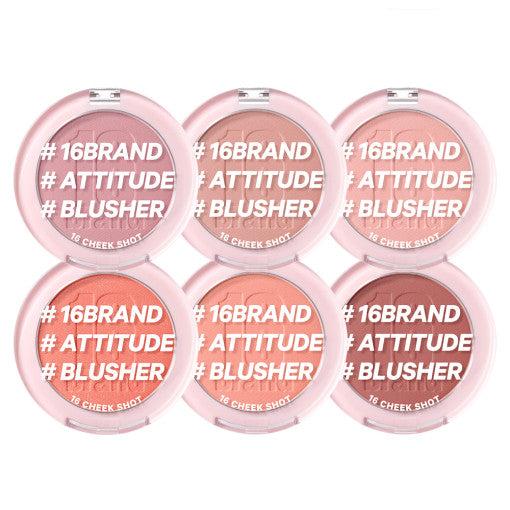 16BRAND Cheek Shot 6g (6colors) - LUUELA