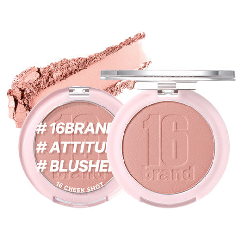 16BRAND Cheek Shot 6g (6colors) - LUUELA