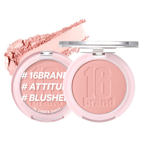 16BRAND Cheek Shot 6g (6colors) - LUUELA