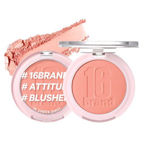 16BRAND Cheek Shot 6g (6colors) - LUUELA