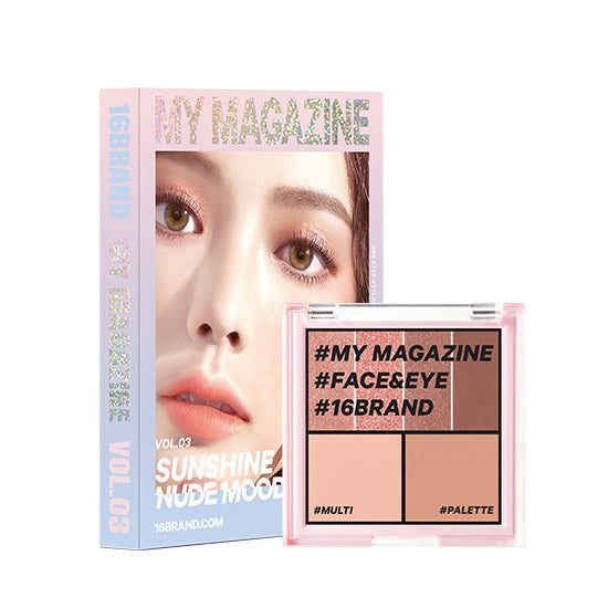 16BRAND My Magazine Shadow Palette 7.5g (10colors) - LUUELA
