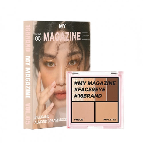 16BRAND My Magazine Shadow Palette 7.5g (10colors) - LUUELA