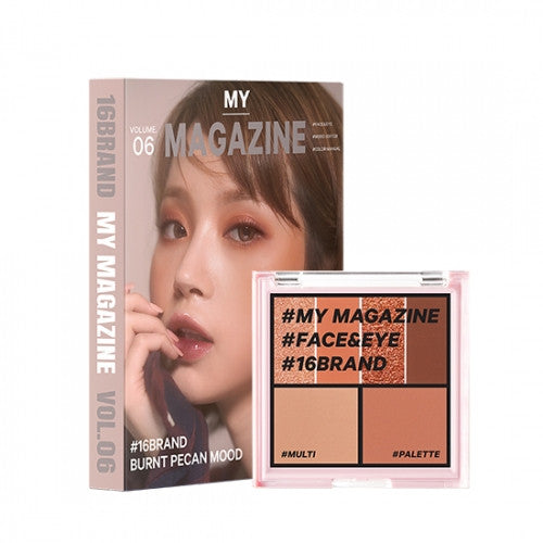16BRAND My Magazine Shadow Palette 7.5g (10colors) - LUUELA