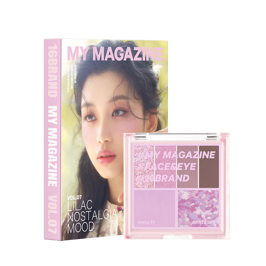 16BRAND My Magazine Shadow Palette 7.5g (10colors) - LUUELA