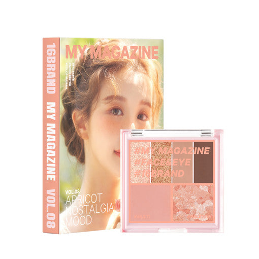 16BRAND My Magazine Shadow Palette 7.5g (10colors) - LUUELA