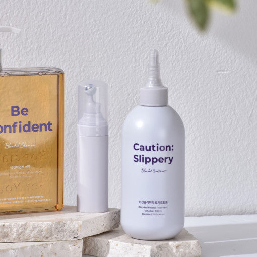 withbecon Caution Slippery Hair Treatment 300ml - LUUELA