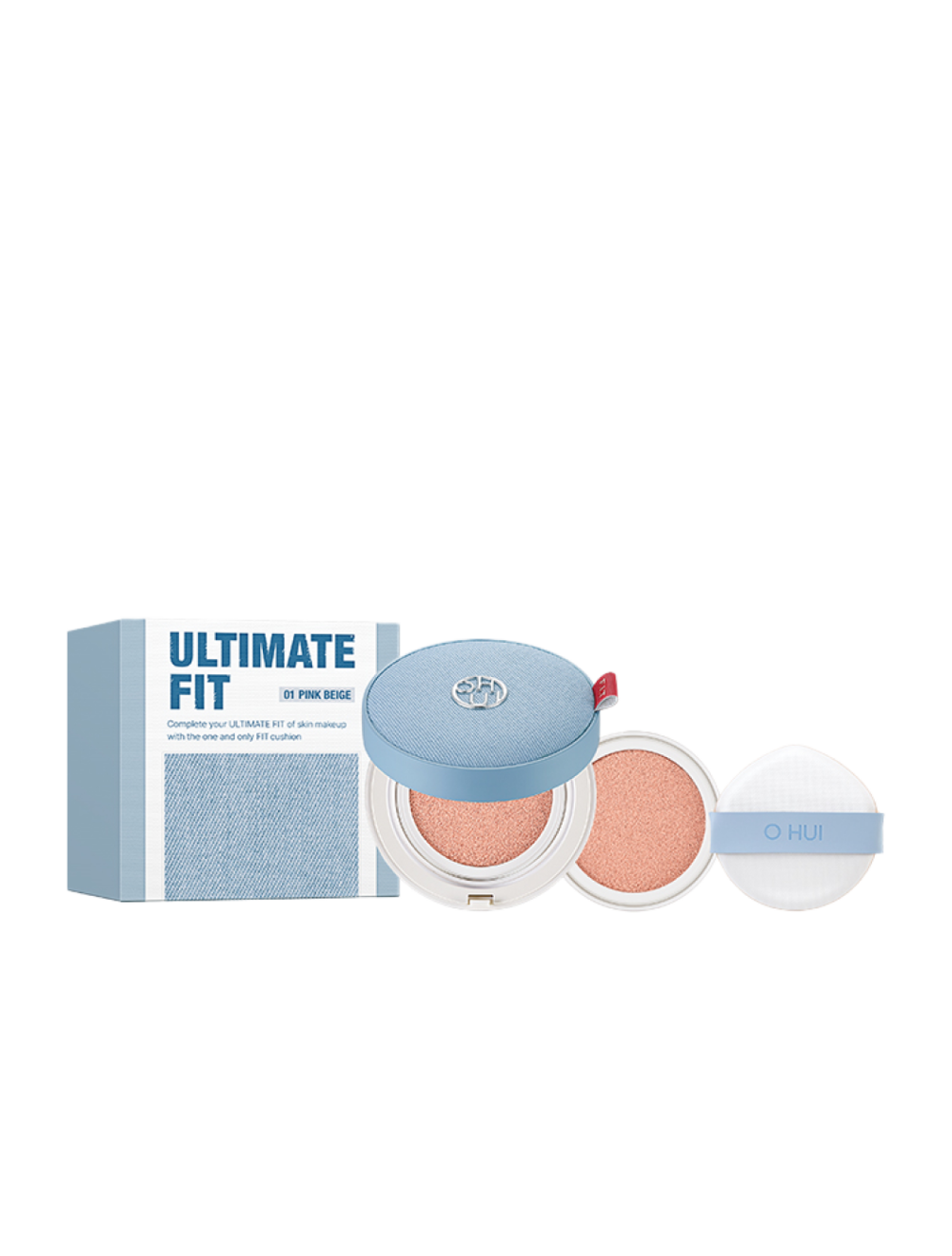 O HUI Ultimate Fit Tone Up Jean Cushion 15g x 2ea (SPF 35/PA++) #Pink Beige - LUUELA