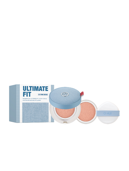 O HUI Ultimate Fit Tone Up Jean Cushion 15g x 2ea (SPF 35/PA++) #Pink Beige - LUUELA