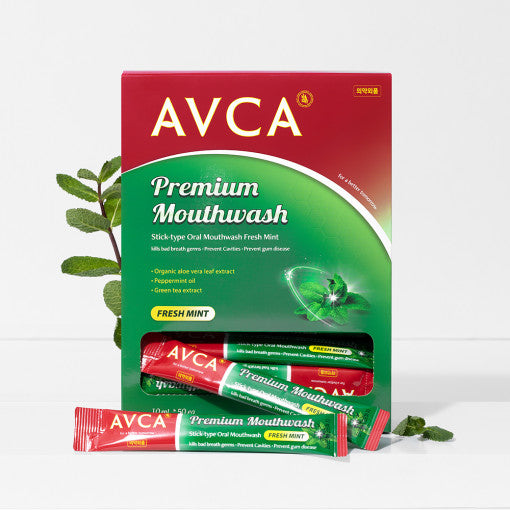 AVCA Stick-Type Oral Mouthwash Fresh Mint 10ml X 50ea - LUUELA