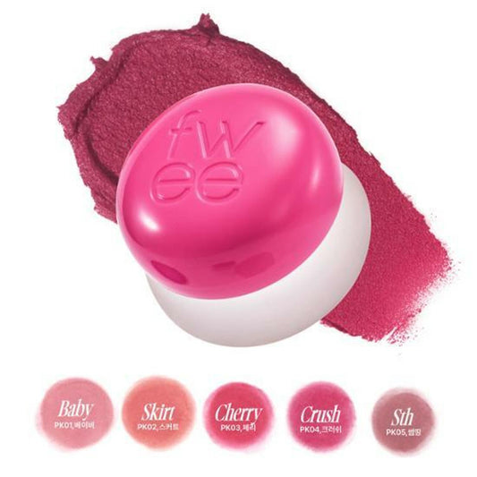 fwee Lip & Cheek Blurry Pudding Pot #Blushed Moment - LUUELA