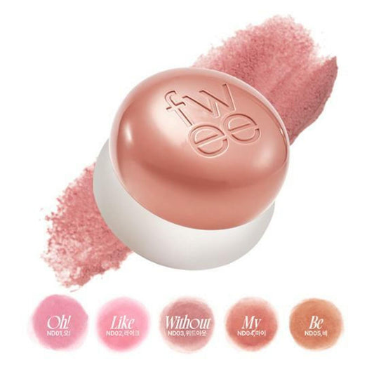 fwee Lip & Cheek Blurry Pudding Pot #Just me Moment - LUUELA