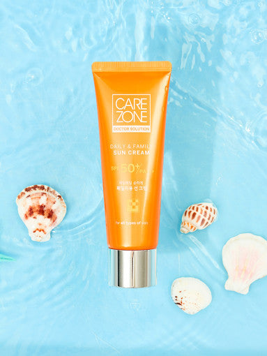 CAREZONE Daily & Family Sun Cream 80ml (SPF50+/PA+++) - LUUELA