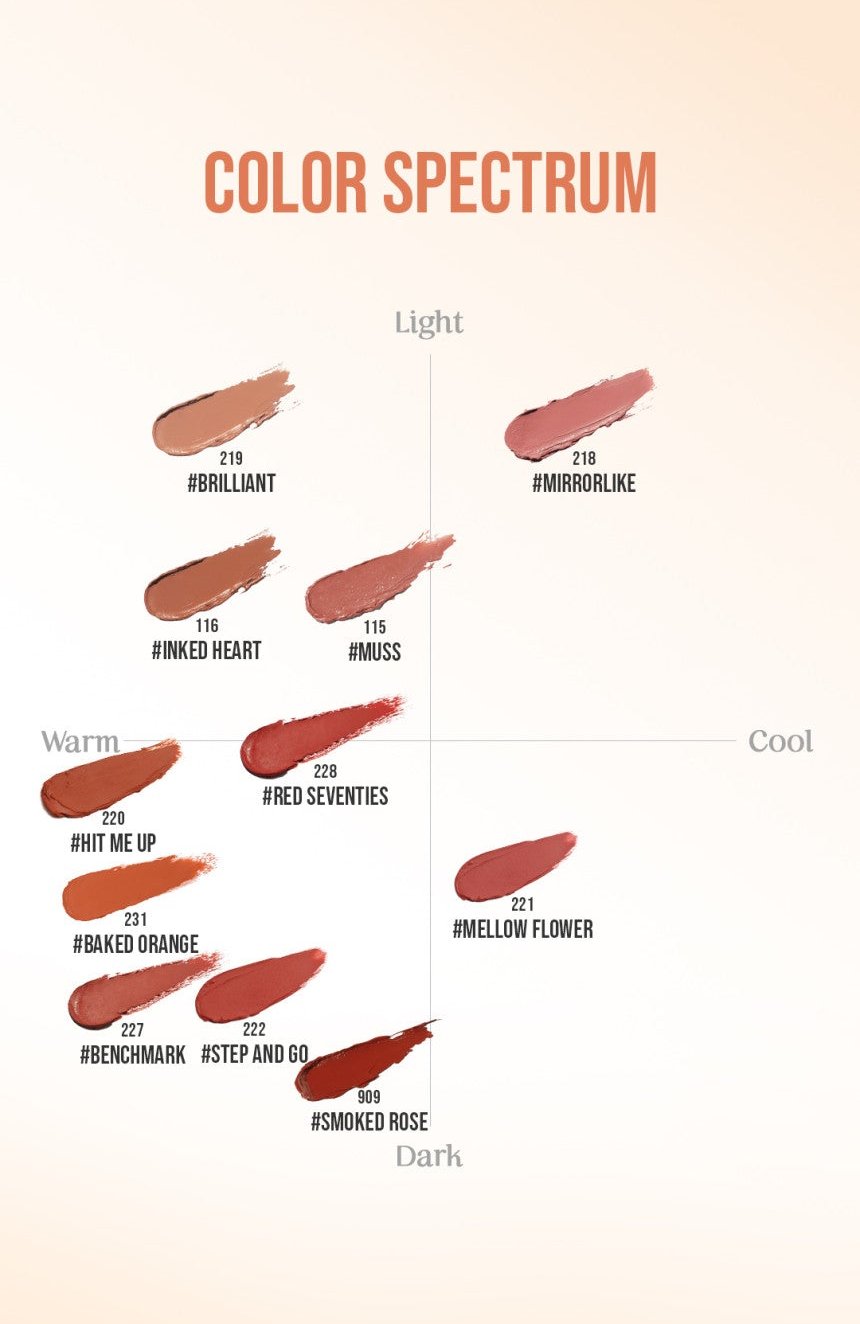 3CE Mood Recipe Matte Lip Color 3.5g #231 BAKED ORANGE - LUUELA