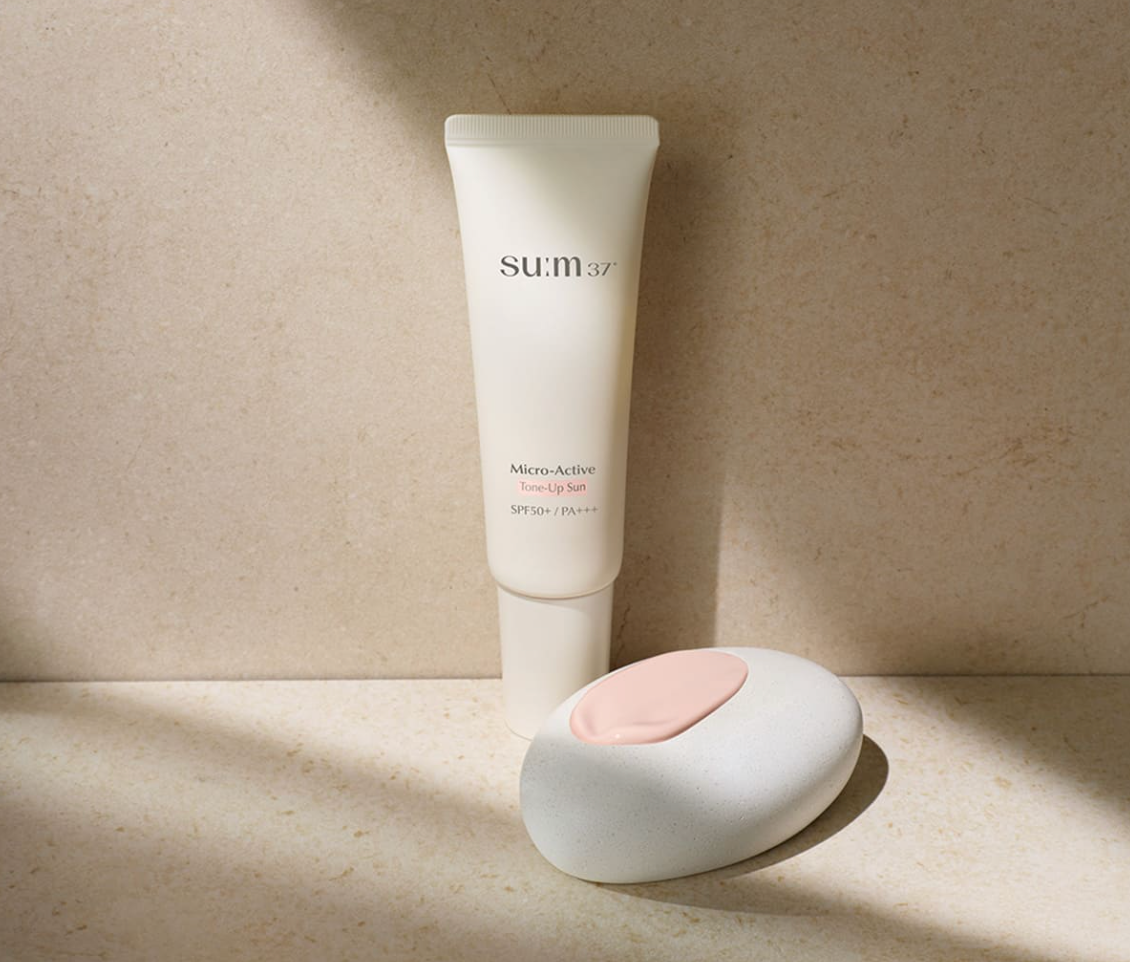 su:m37 Micro-Active Tone-up Sun SPF50+/PA+++ 50ml - LUUELA