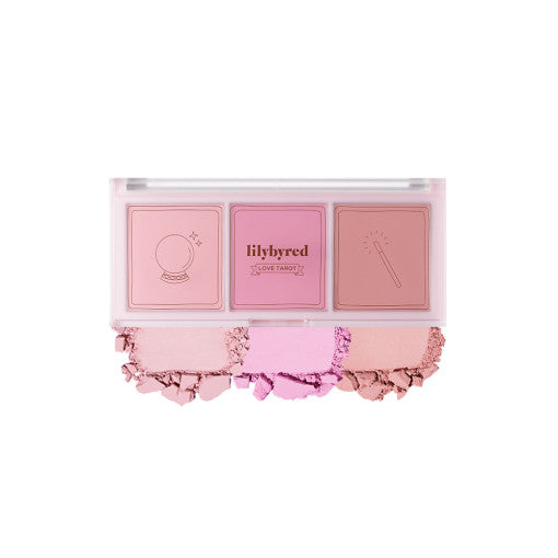 lilybyred Love Tarot Blusher Palette #02 Wish You Cool - LUUELA