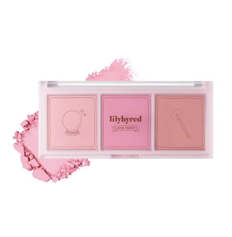 lilybyred Love Tarot Blusher Palette #02 Wish You Cool - LUUELA
