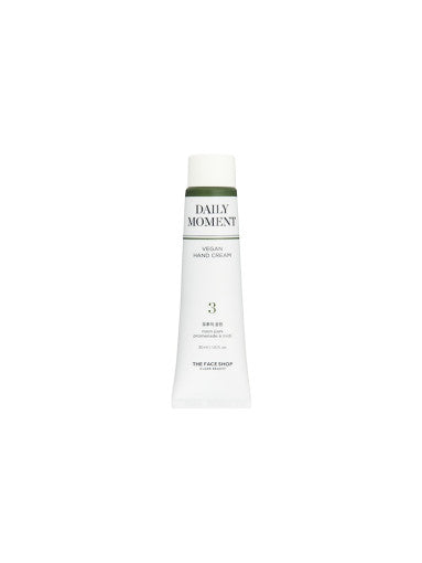 THE FACE SHOP Daily Moment Vegan Hand Cream 30ml (6 Types) - LUUELA