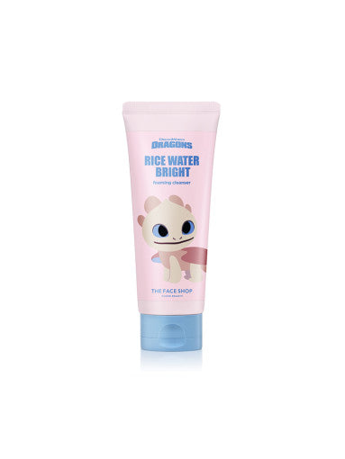 THE FACE SHOP RICE WATER BRIGHT FACIAL FOAMING CLEANSER 150ml (Dragons Edition) - LUUELA