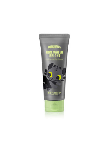 THE FACE SHOP Rice Water Bright Rice Bran Foaming Cleanser 150ml (Dragons Edition) - LUUELA