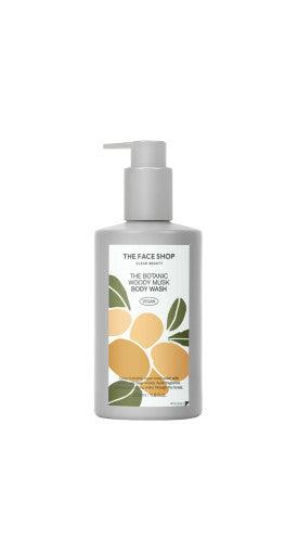 THE FACE SHOP THE BOTANIC WOODY MUSK BODY WASH 350ml - LUUELA