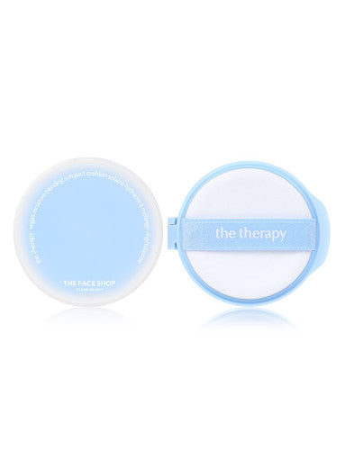 THE FACE SHOP The Therapy Vegan Moisture Blending Sun Pact SPF 50+ PA++++ 14gX2ea - LUUELA