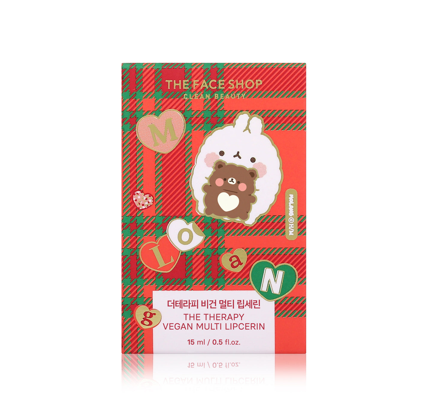 THE FACE SHOP The Therapy Vegan Multi Lipcerin 15ml (MOLANG Edition) - LUUELA