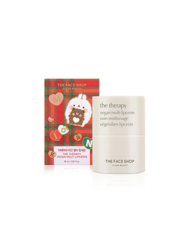 THE FACE SHOP The Therapy Vegan Multi Lipcerin 15ml (MOLANG Edition) - LUUELA