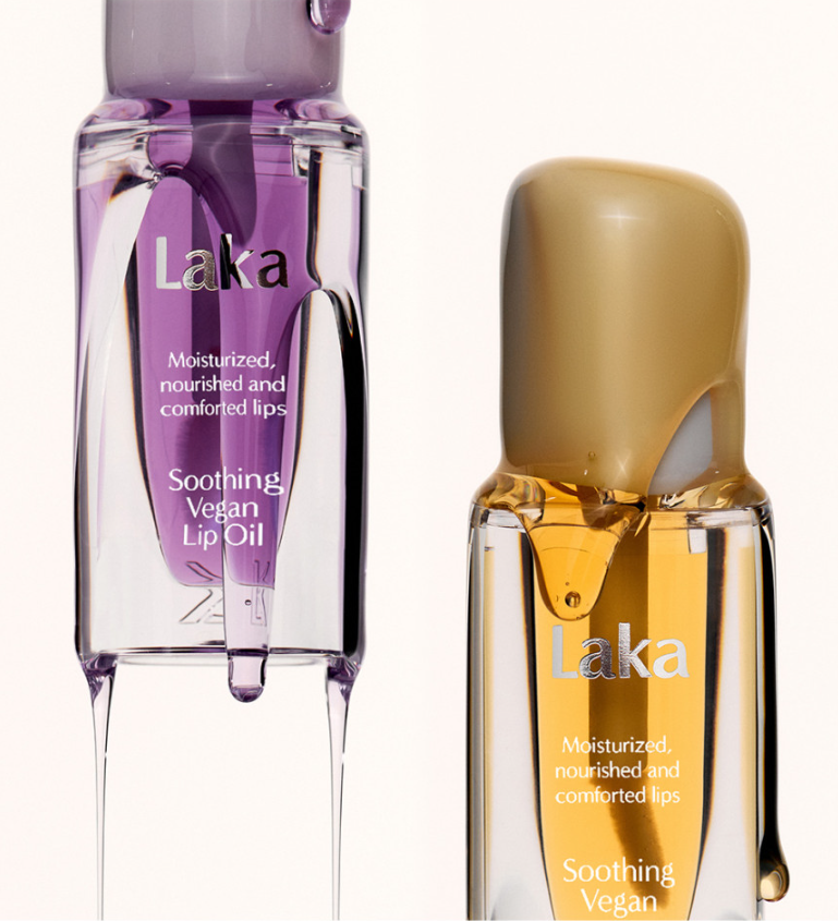Laka Soothing Vegan Lip Oil #Calming Purple - LUUELA