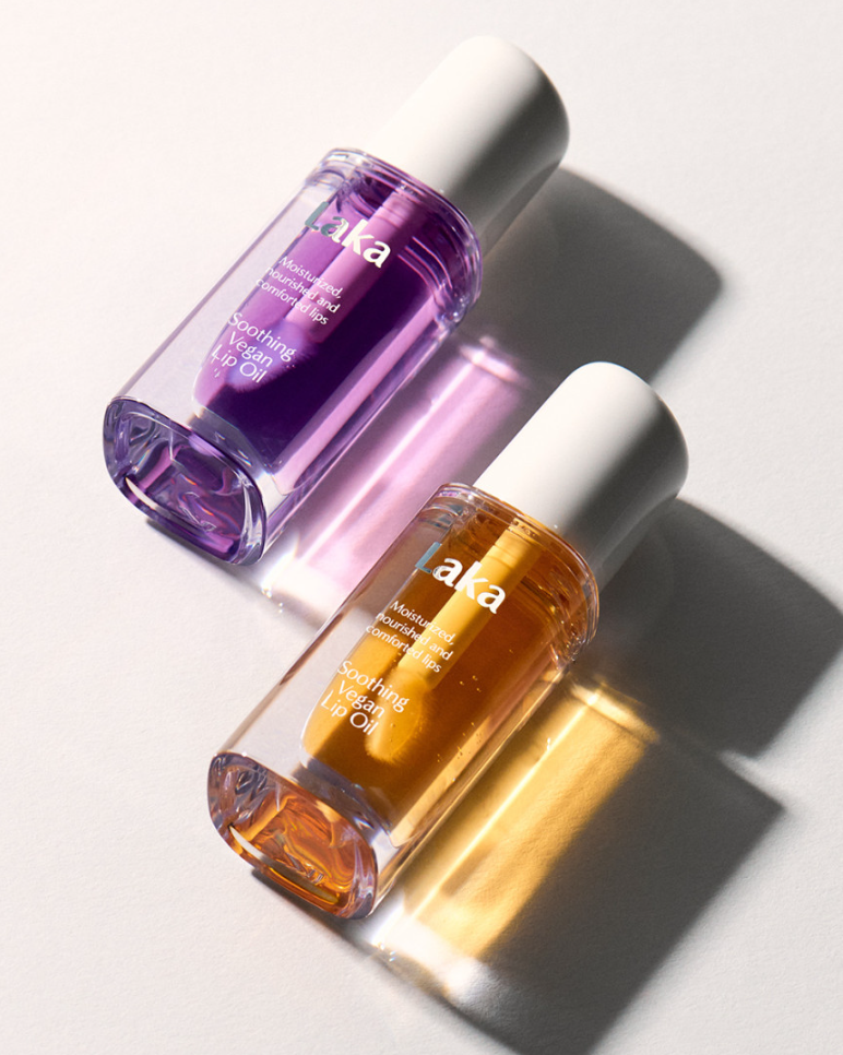 Laka Soothing Vegan Lip Oil #Calming Purple - LUUELA