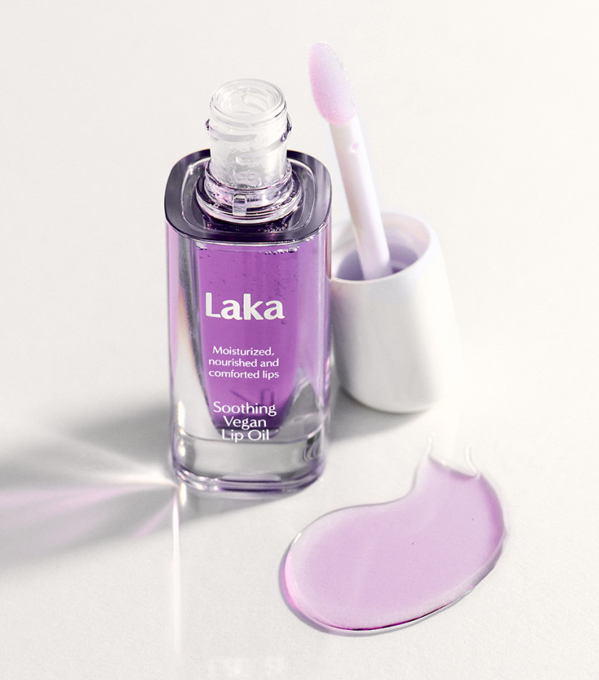 Laka Soothing Vegan Lip Oil #Calming Purple - LUUELA