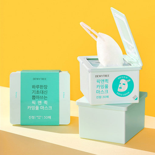 DEWYTREE PICK & QUICK Calming Full Mask 30ea - LUUELA