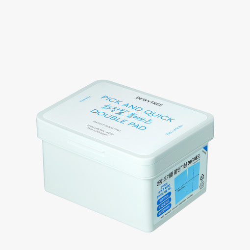DEWYTREE PICK & QUICK Makeup Boosting Double Pad 380g(100 Pads) - LUUELA